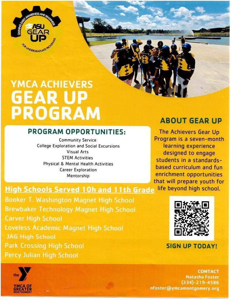 YMCA Gear Up Flyer