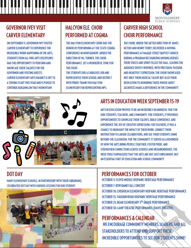 Fine Arts Newsletter