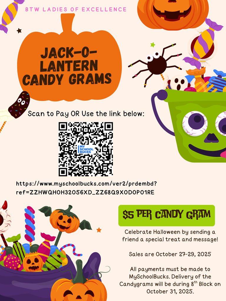 Ladies of Excellence Candy Grams Sale!
