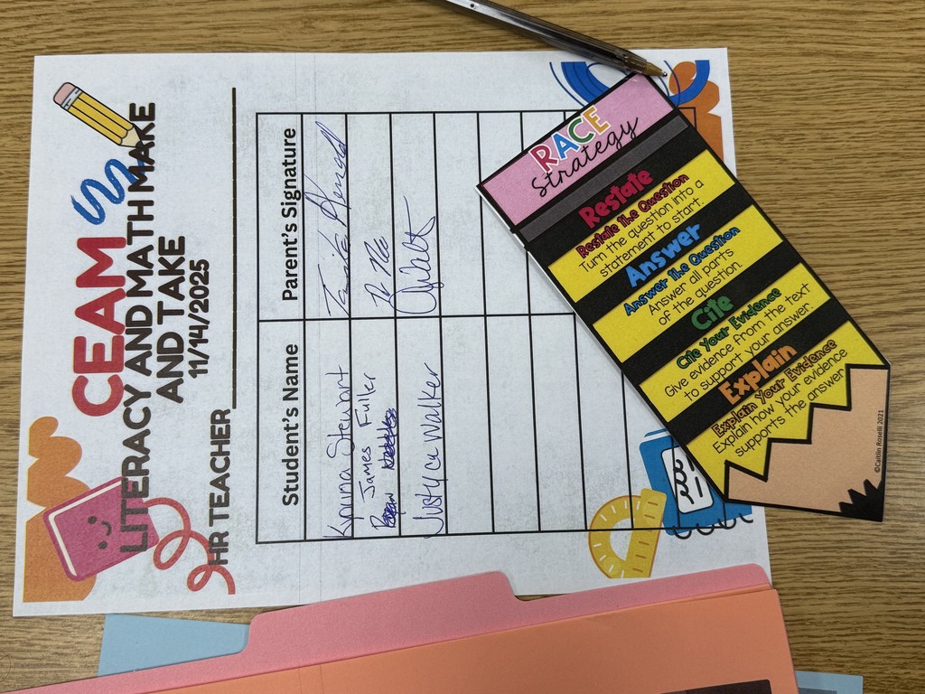 Math & Literacy Make and Take