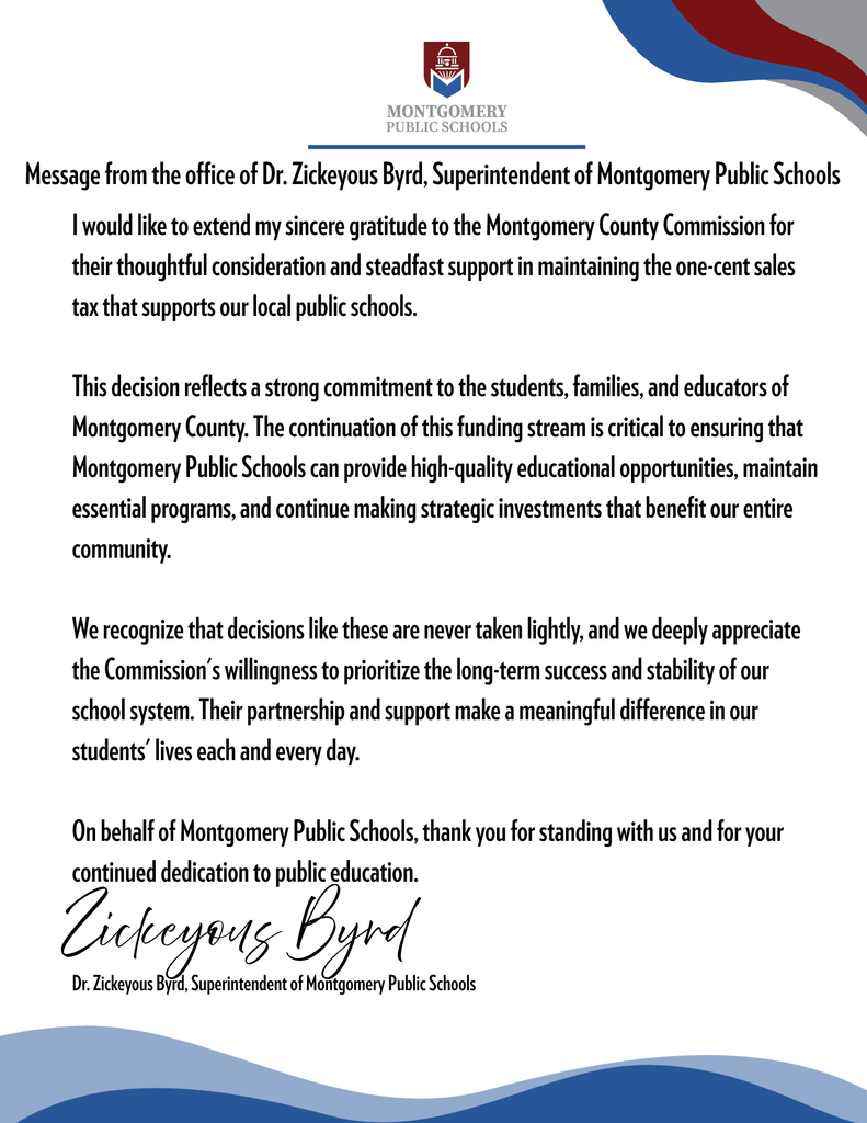 statement from Dr. Byrd