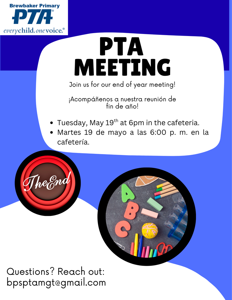 May PTA Meeting