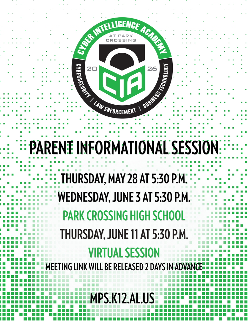 CIA at Park Crossing Parent Informational Session