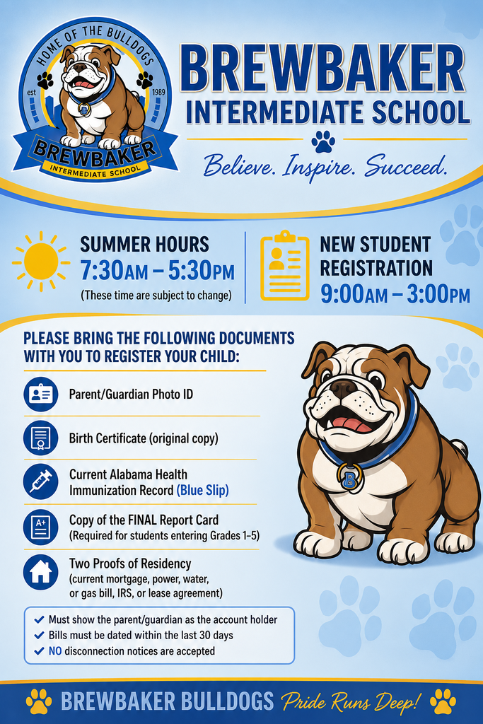 Summer Hours/Registration