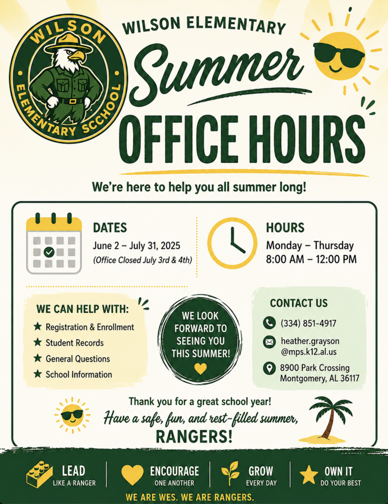 Summer Office Hours