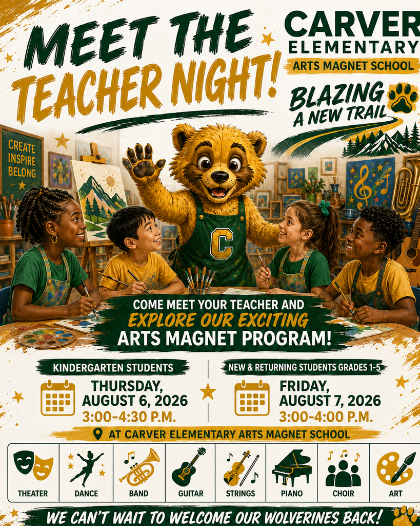 Meet the Teacher Night!  Mark your calendars!! We are SUPER excited about seeing you soon!!