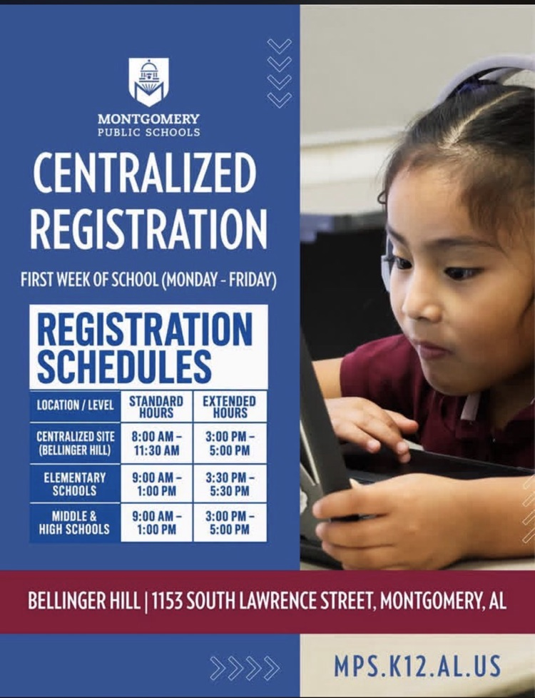 1st Week of School Registration 