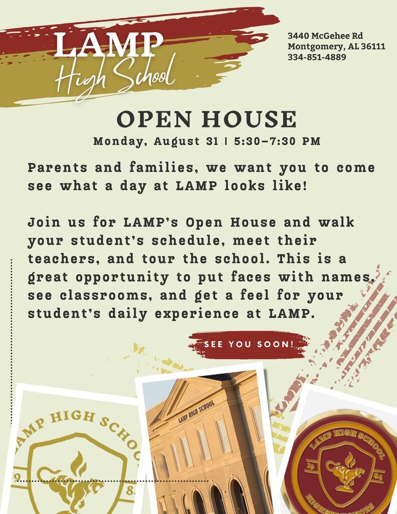Open House on August 31