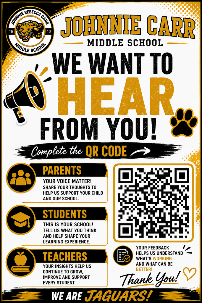 We want to hear from you!  Please scan the QR code. 