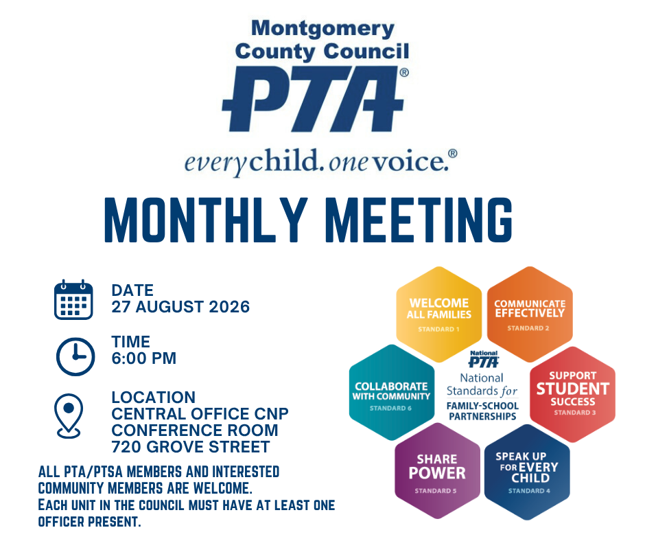 Montgomery PTA information Meeting