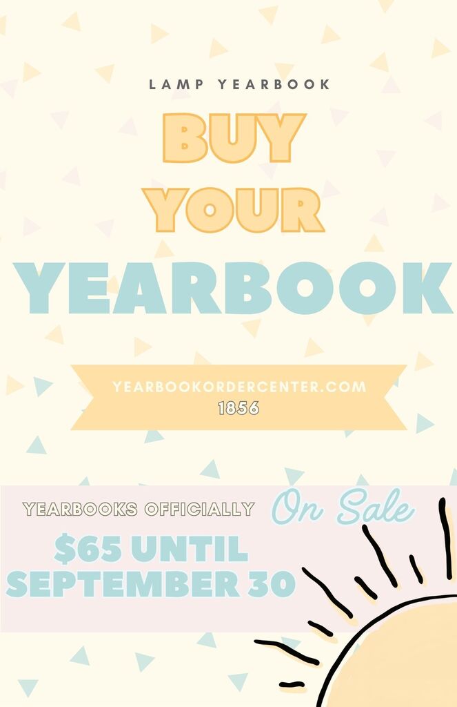 Yearbooks are $65