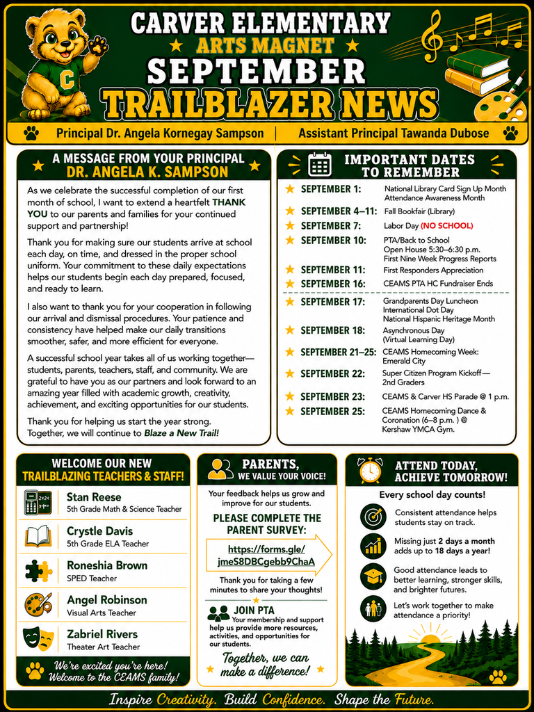 September Parent Newsletter