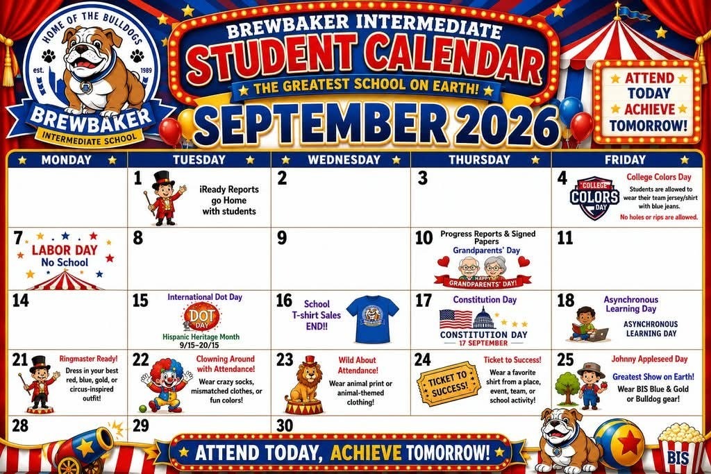 September Calendar 