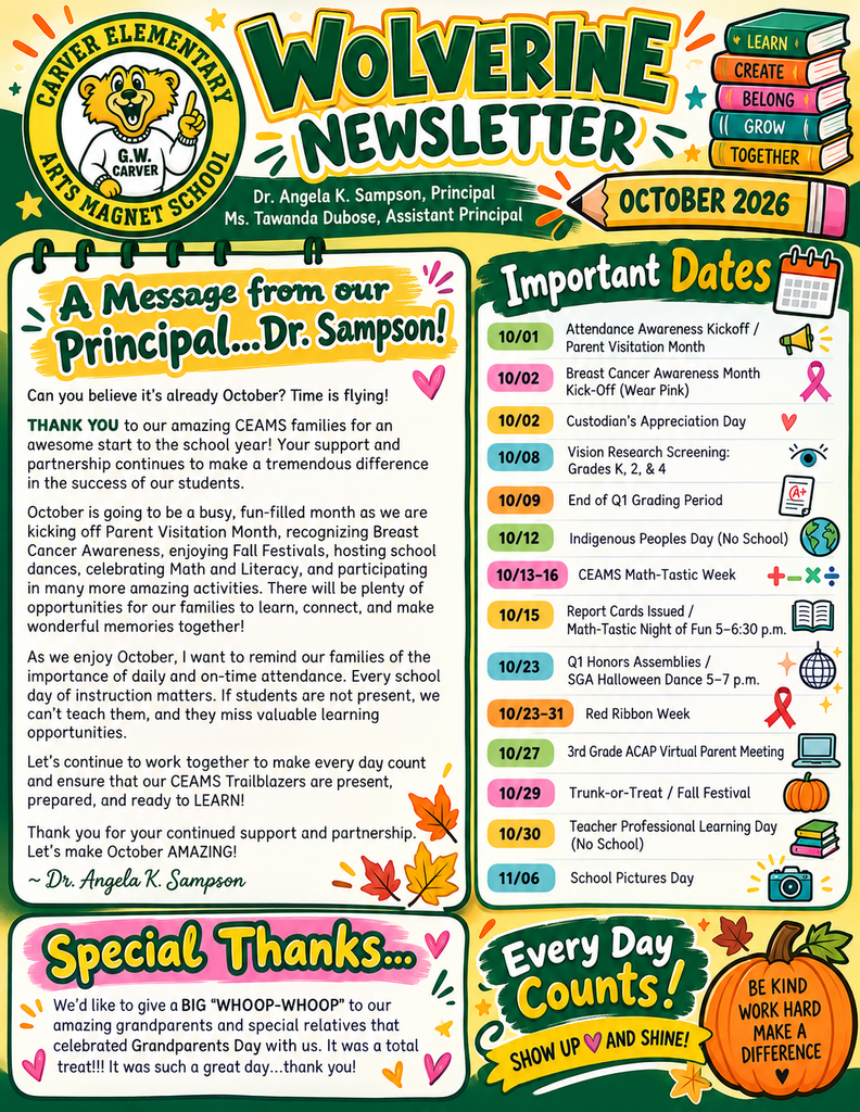 Wolverine Parent Newsletter