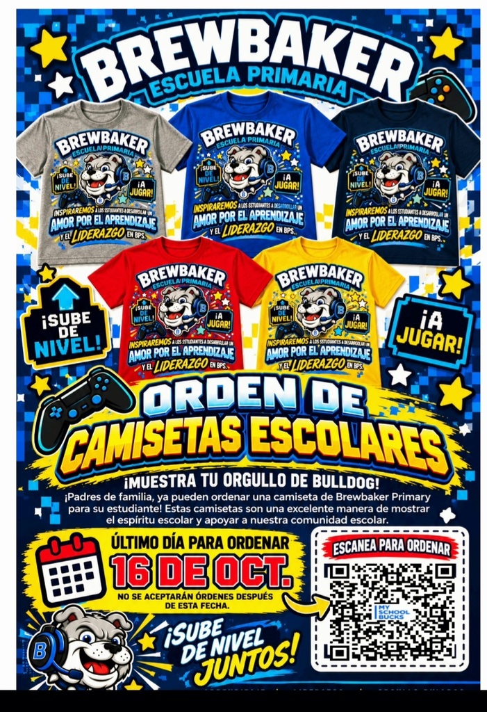 Camiseta escolar BPS 2026