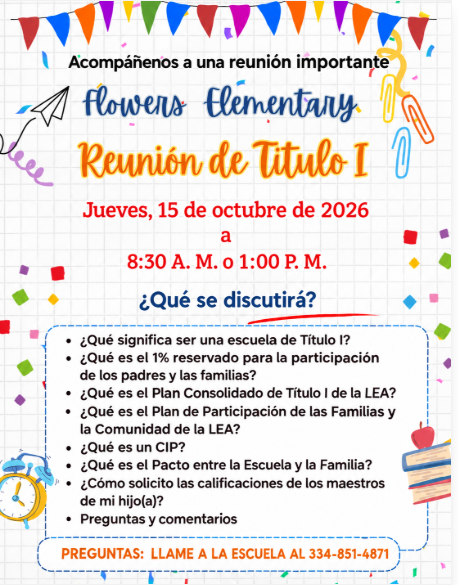 Title One Parent Meeting