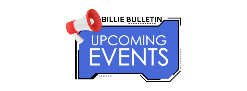 bulletin board of events