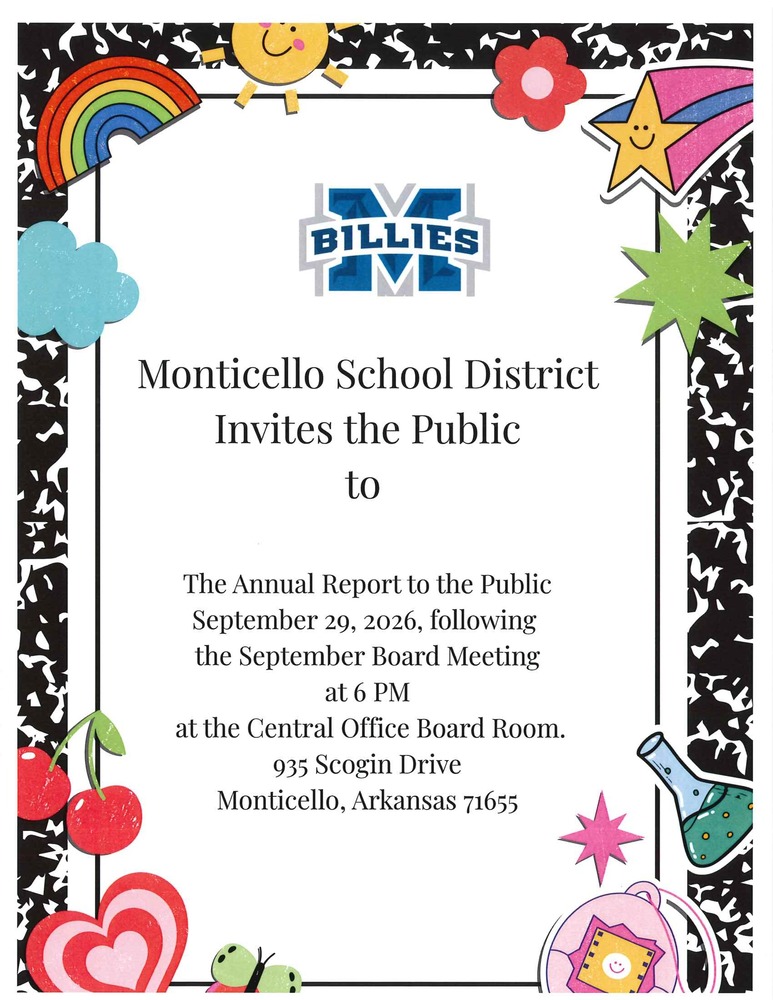 Monticello School District Invites the Public