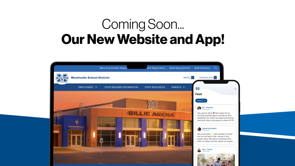 coming soon our new website and app