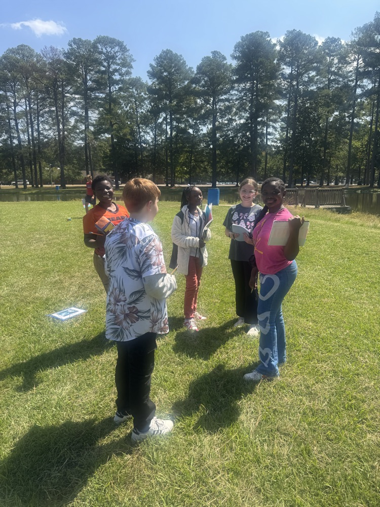 6th grade students exploring the water cycle