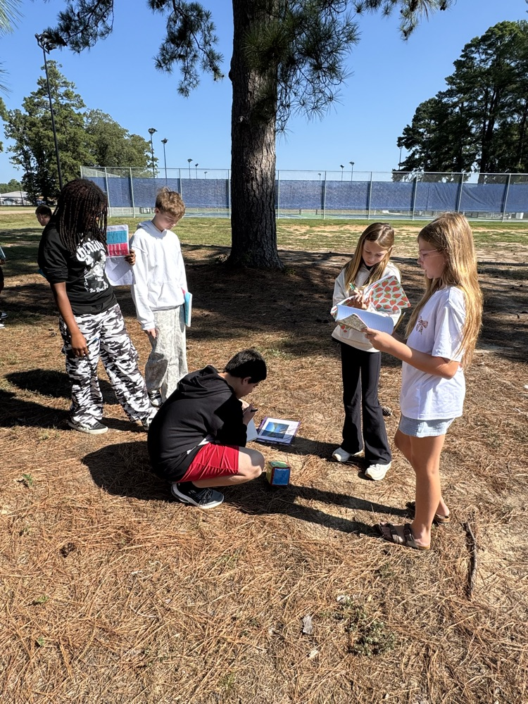 6th grade students exploring the water cycle