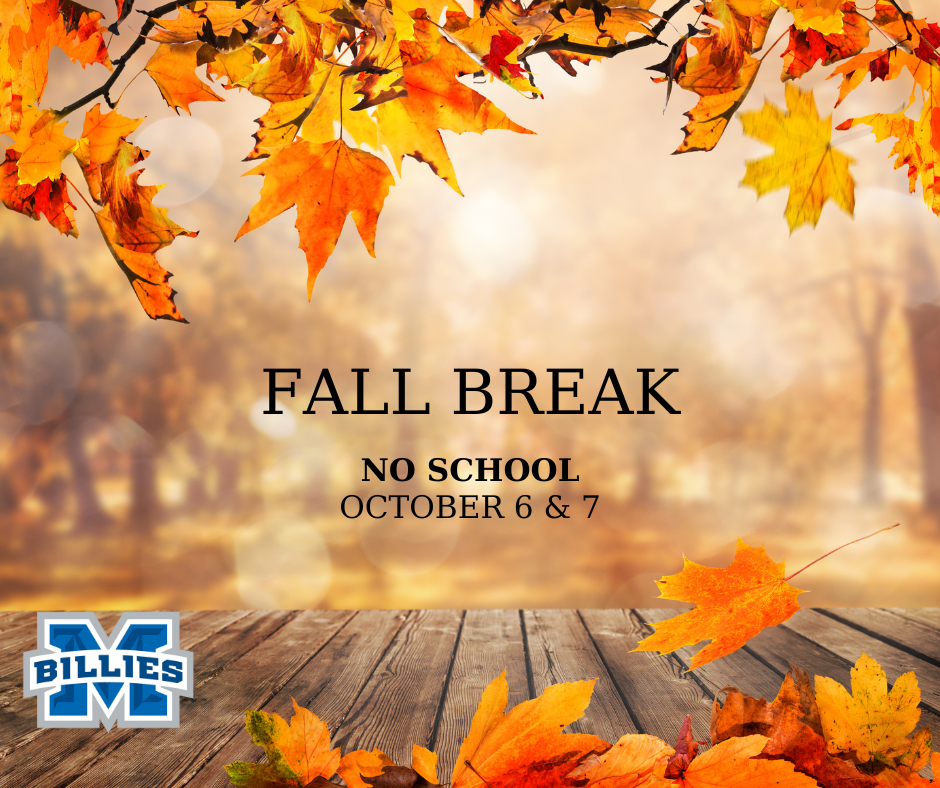 fall break no school october 6 & 7