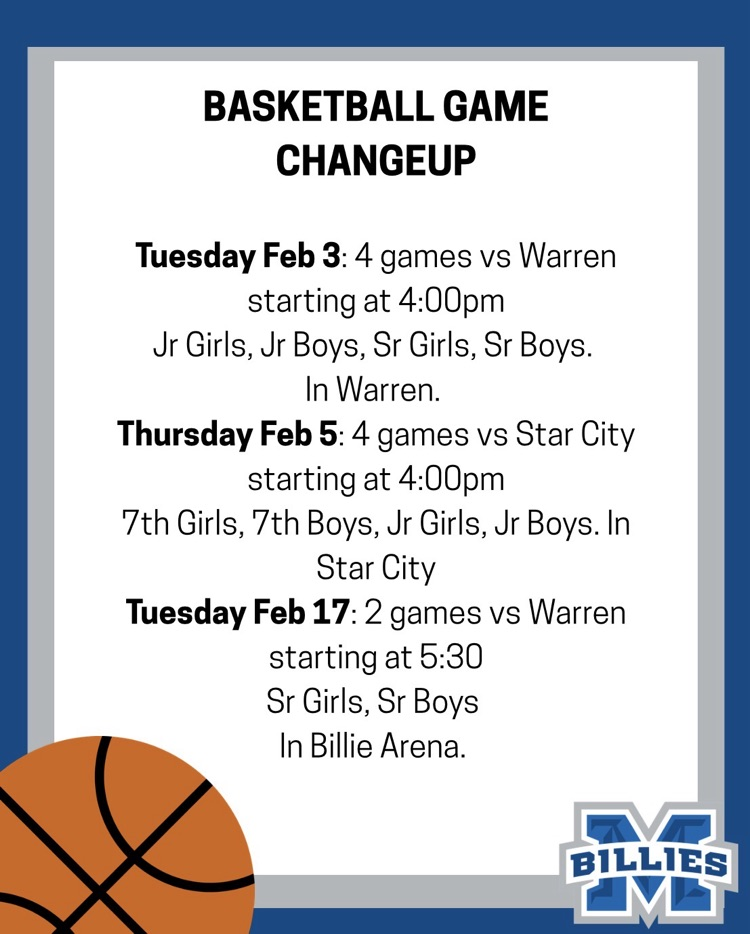 basketball rescheduled