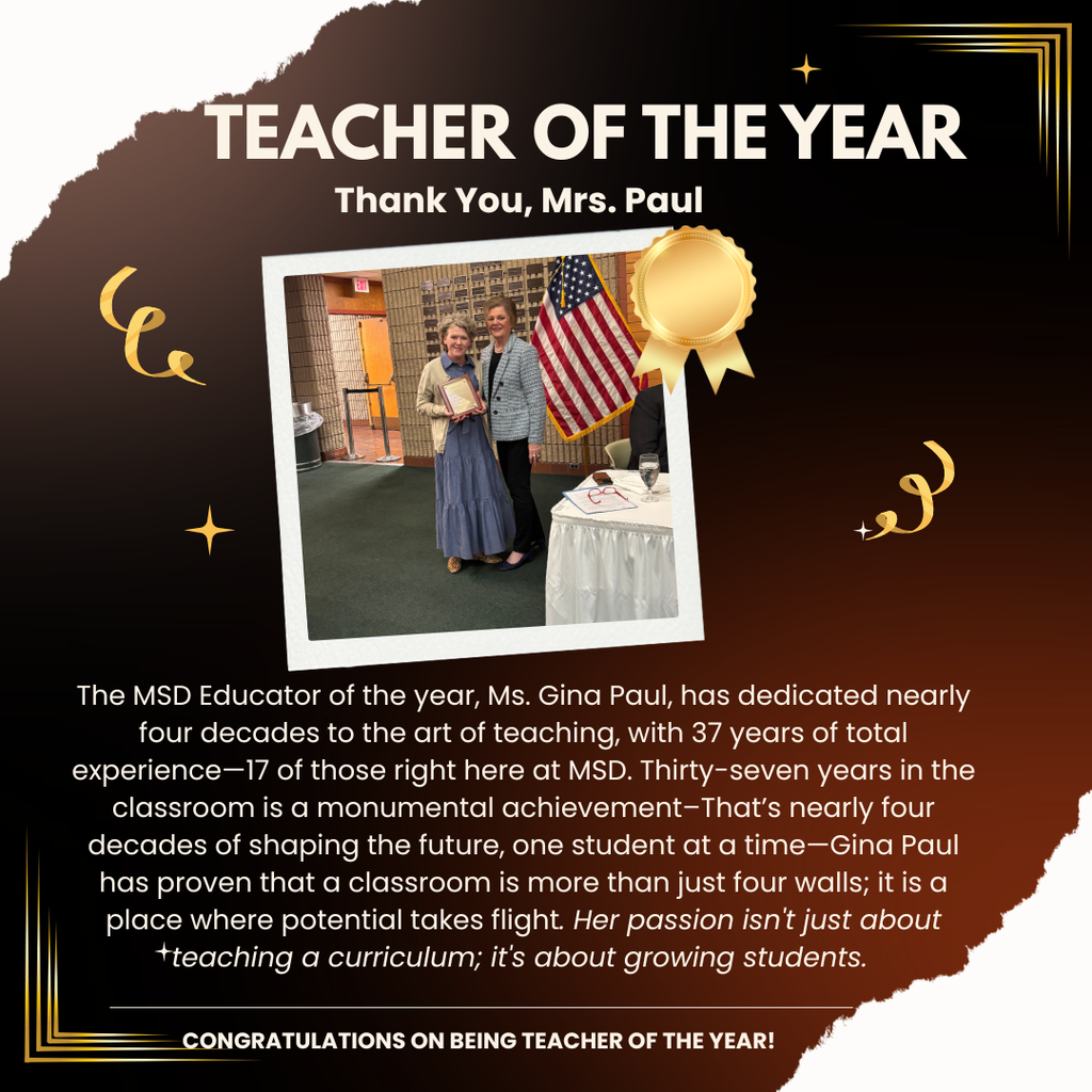 teacher of the year