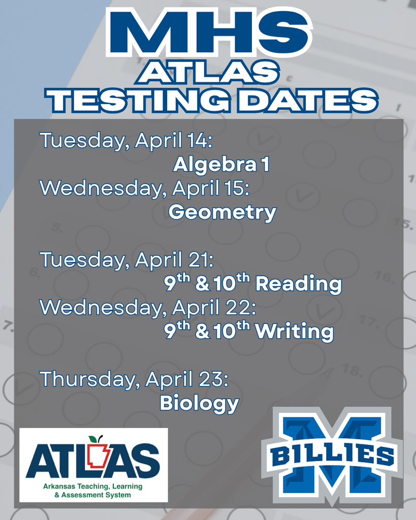 MHS testing dates