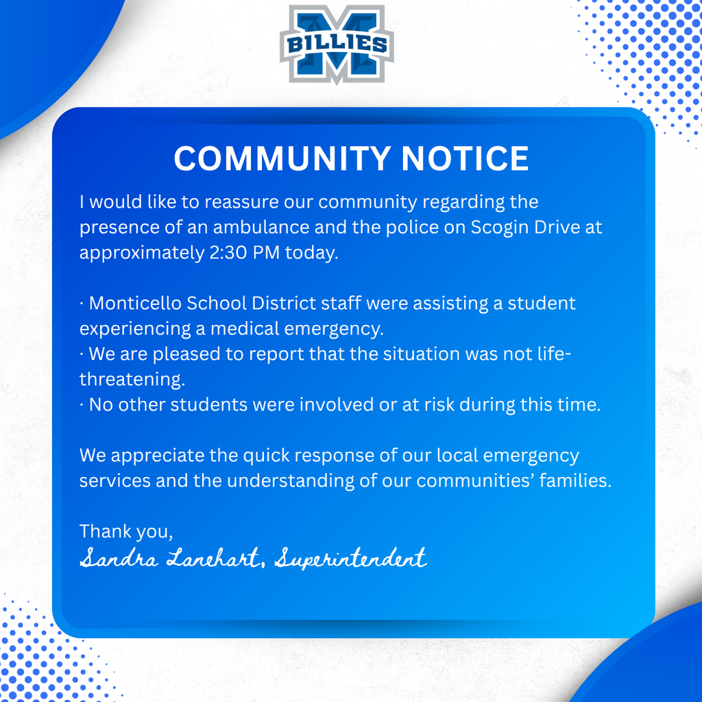 community notice