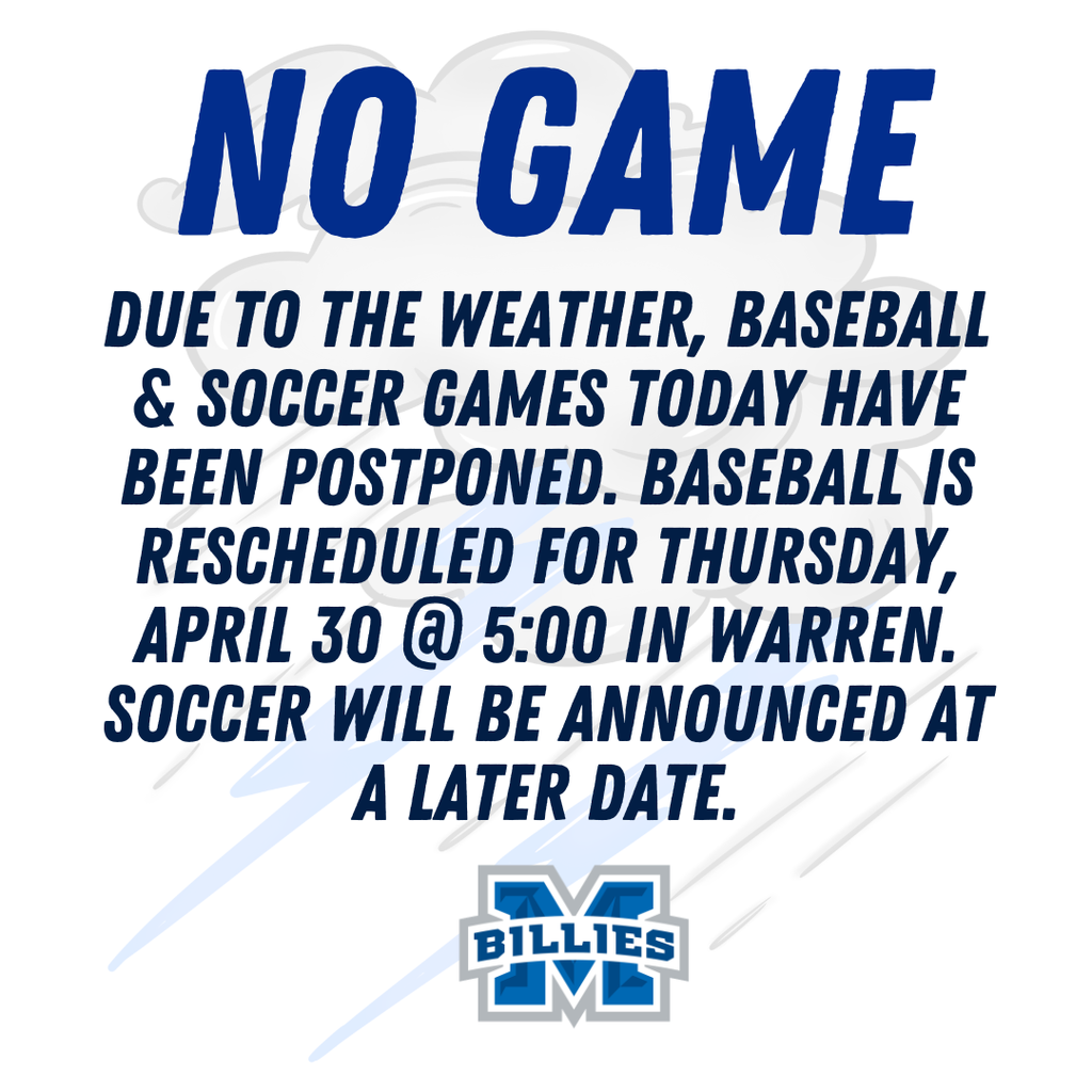 games canceled