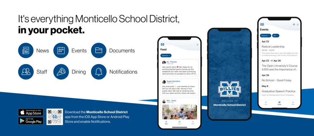 Everything Monticello School District in your pocket!
