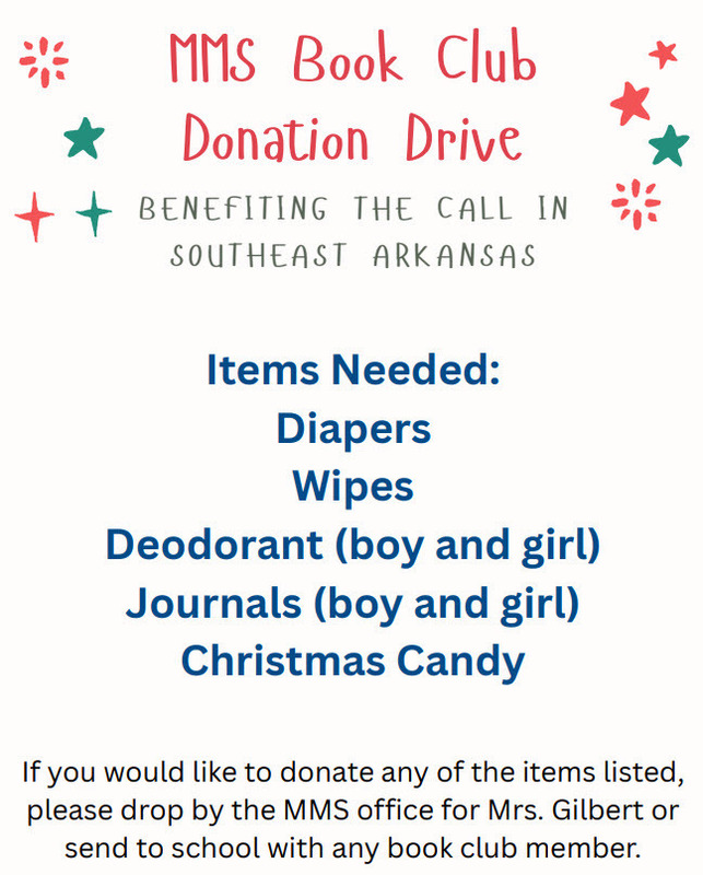 mms book club donation drive
