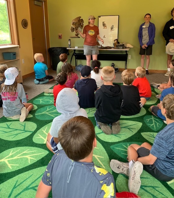 Students Learning About Owls