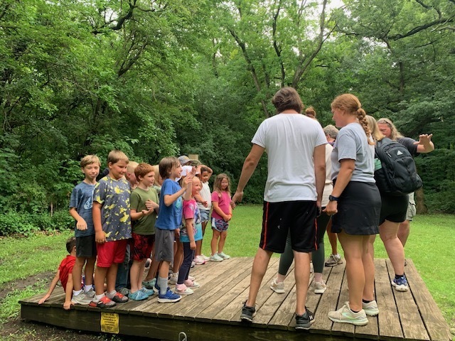 Students at Welty Park