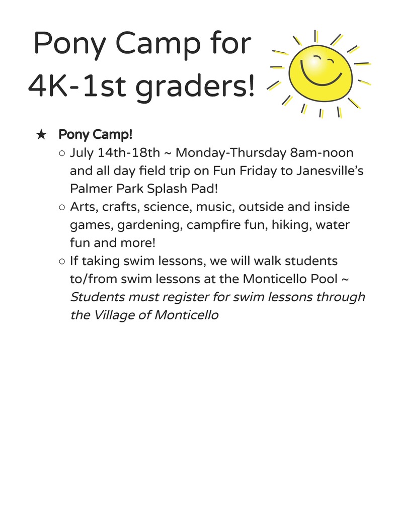 Pony camp