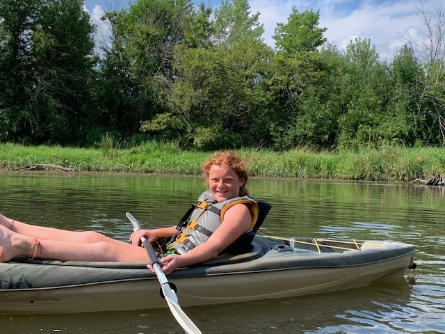 Student Kayaking