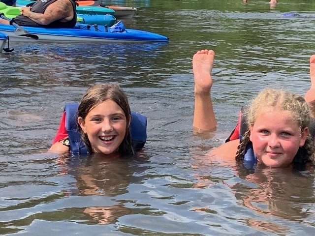Students Swimming