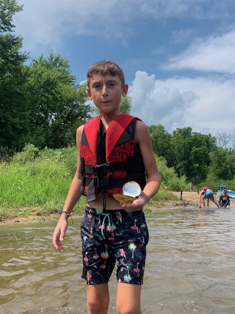 Student in River