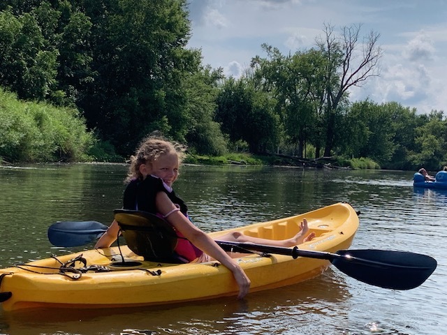 Student Kayaking
