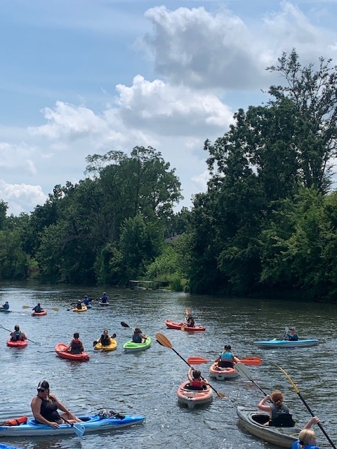 Student Kayaking