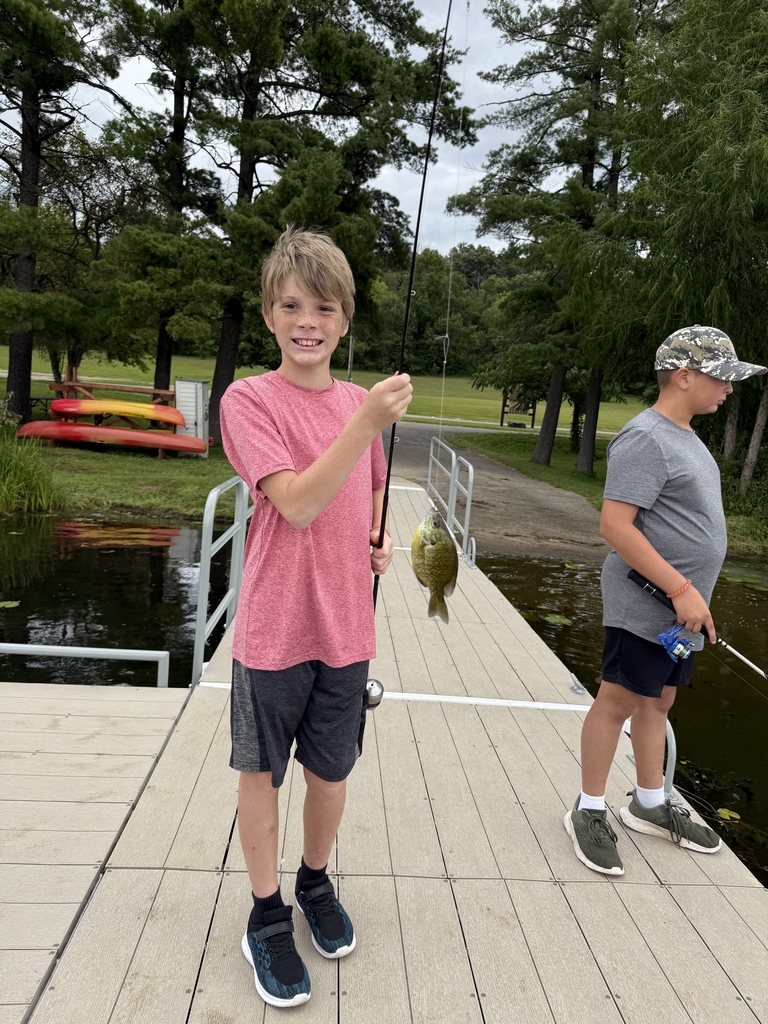 student with fish