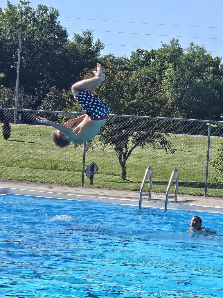 student doing a flip