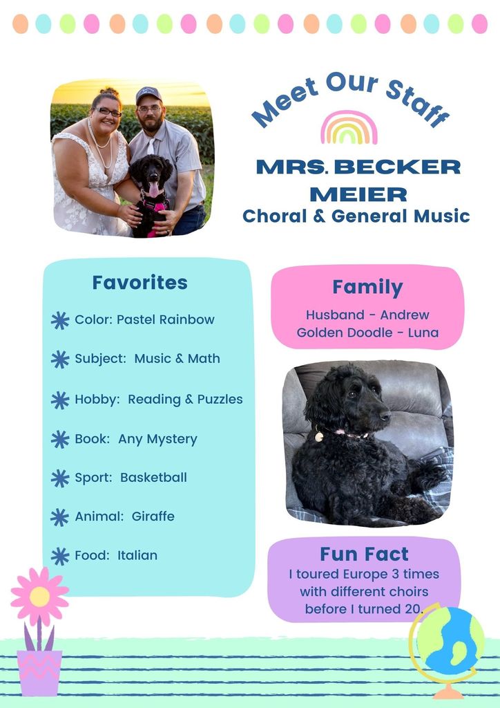 Meet Our Staff - Mrs. Becker Meier