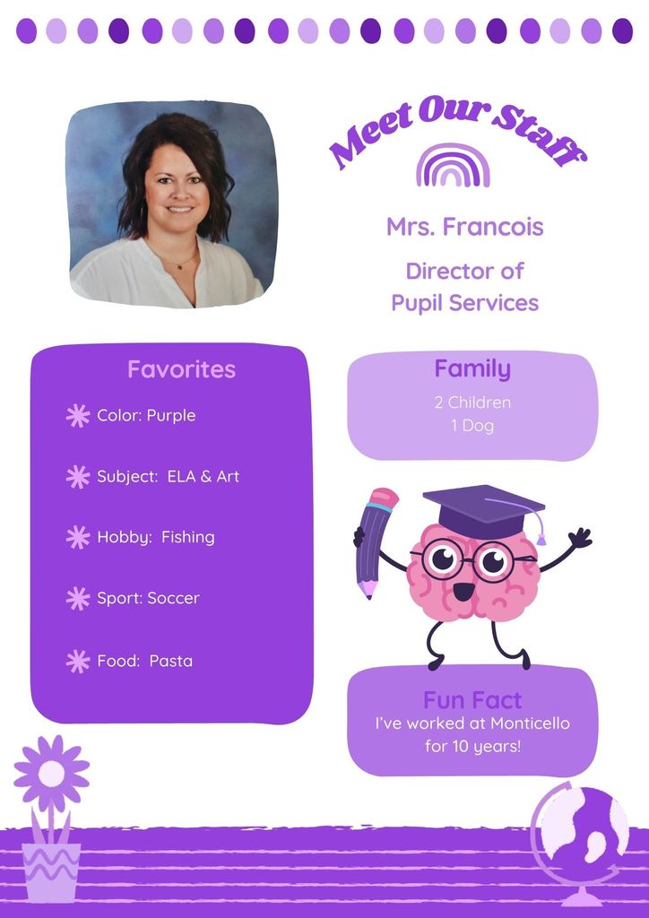 Meet Our Staff - Mrs. Francois