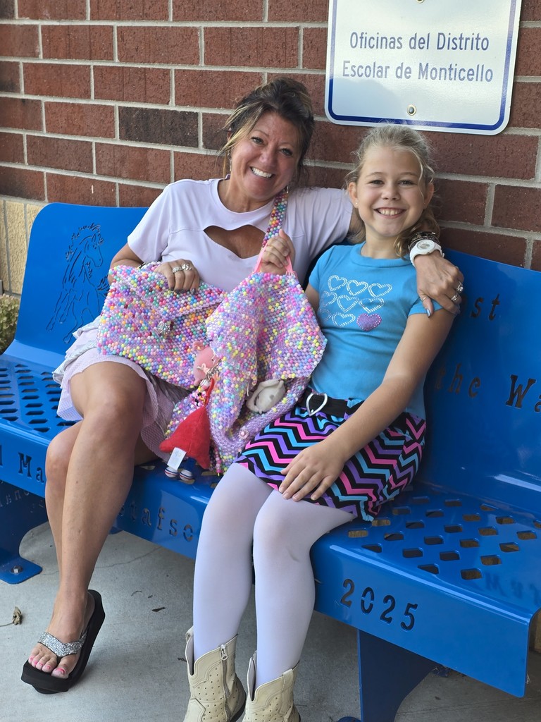 Teacher and Student with Bead Bags