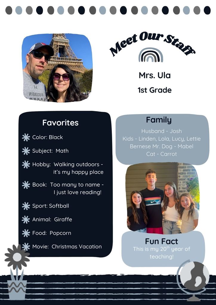 Meet Our Staff - Mrs. Ula