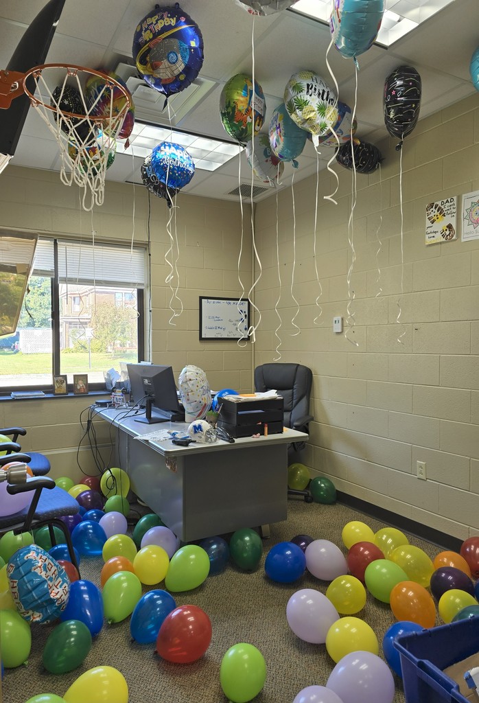 Principal's Office with Balloons