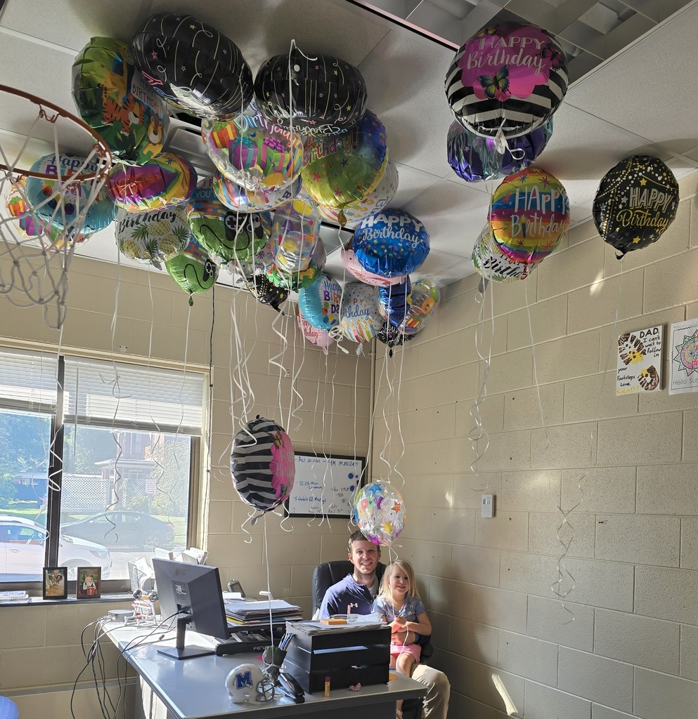 Mr. Pickett with Daughter and Balloons