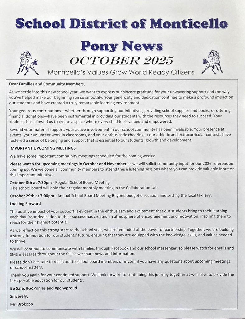 October 2025 Newsletter Cover